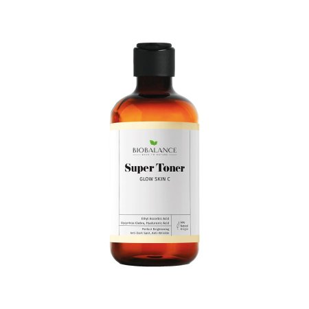 GLOW SKIN C SUPER TONER ETHYL تونر بخلاصة فيتامين سي و جذور عرق السوس تفتيح مثالي للبشرة مكافحة التجاعيد مضاد للتجاعيد